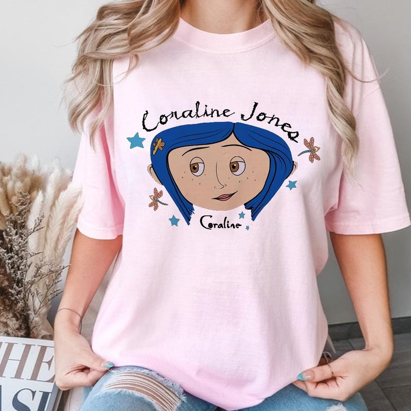 Coraline Jones Horror Movies Character Halloween - Adult & Kids T-Shirts, Sweatshirts & Hoodies apparel design preview 1