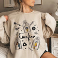 Coraline Wybie Doodle Horror Movies Character - Adult & Kids T-Shirts, Sweatshirts & Hoodies apparel design preview 1