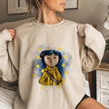 Coraline Sky Star Horror Movies Halloween - Adult & Kids T-Shirts, Sweatshirts & Hoodies apparel design preview 1