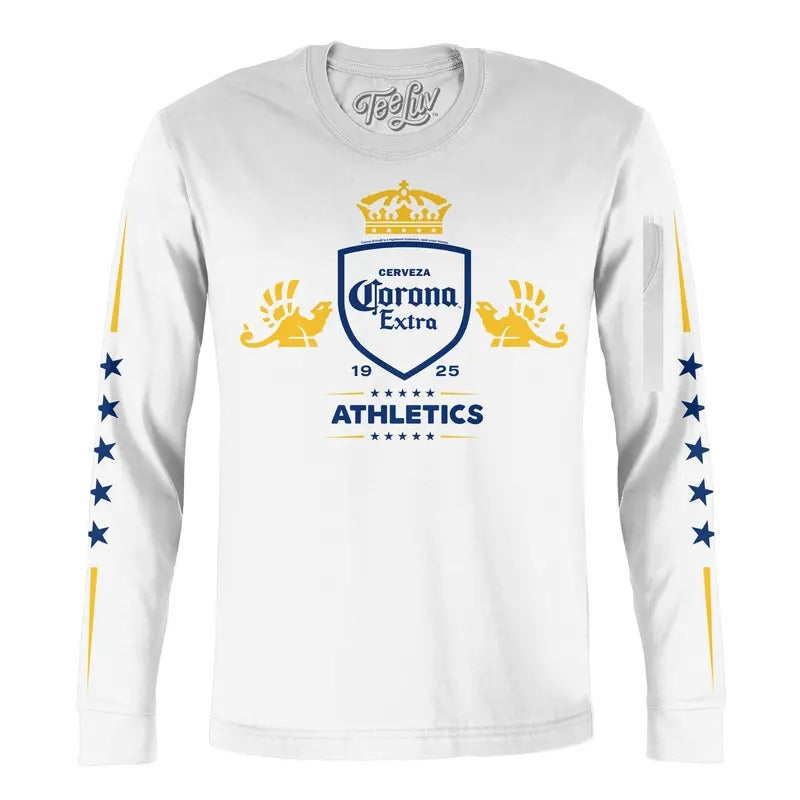 Corona Extra Athletics Stars White - Adult & Kids T-Shirts, Sweatshirts & Hoodies apparel design preview 1