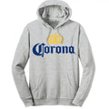 Corona Logo Hooded Gray - Adult & Kids T-Shirts, Sweatshirts & Hoodies apparel design preview 1