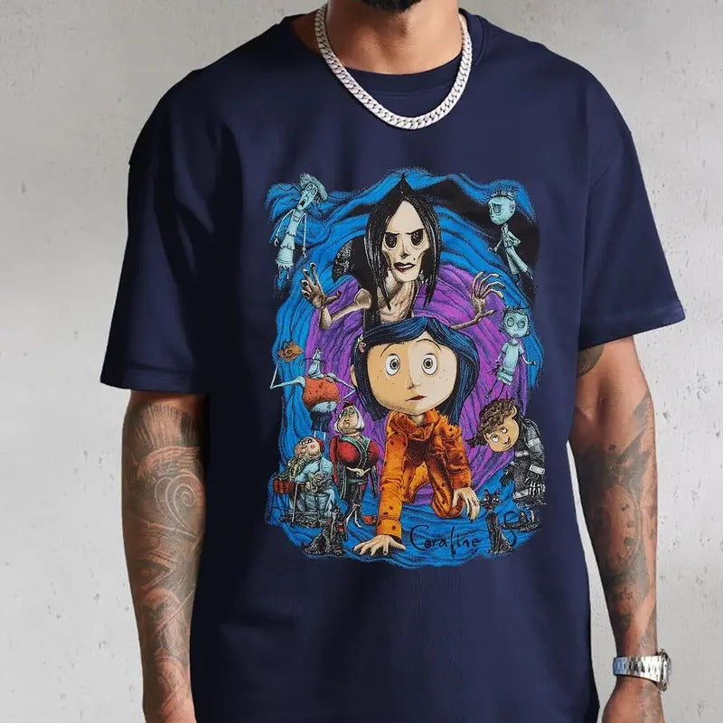Corraline Another Place Horror Movies Character - Adult & Kids T-Shirts, Sweatshirts & Hoodies apparel design preview 1