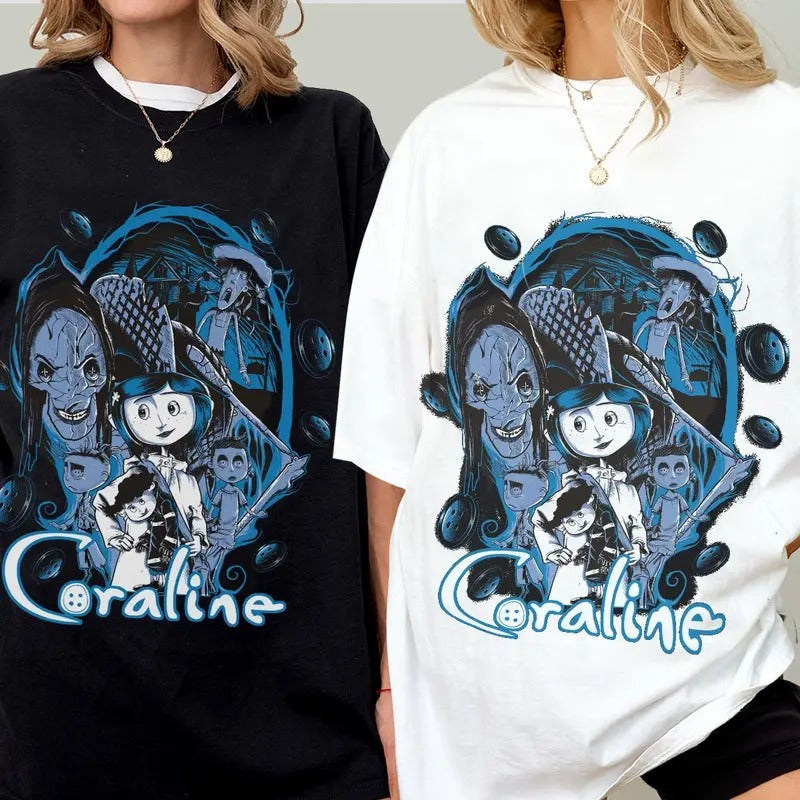 Corraline Another Place Horror Movies Character - Adult & Kids T-Shirts, Sweatshirts & Hoodies apparel design preview 1