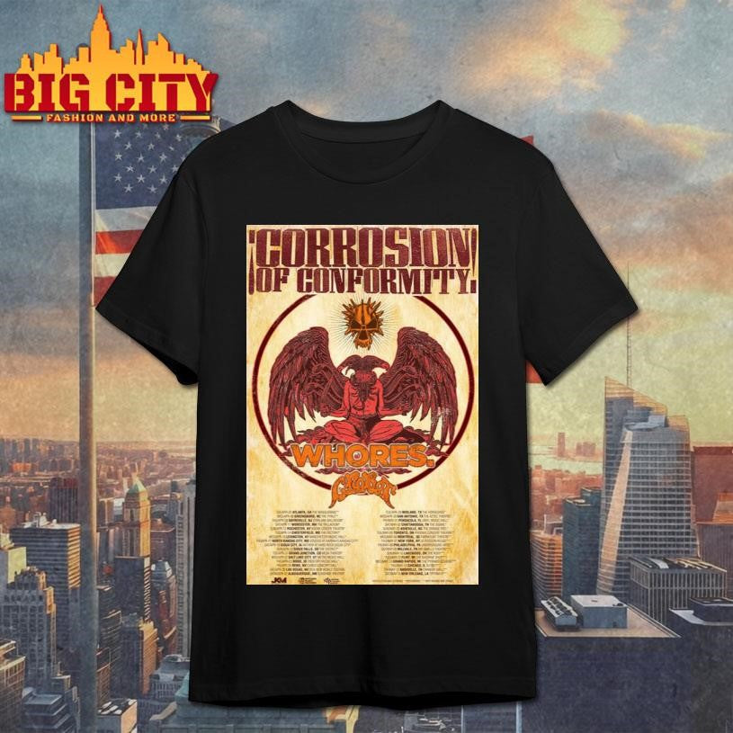 Corrosion of Conformity Fall Tour 2026 Poster - Adult & Kids T-Shirts, Sweatshirts & Hoodies apparel design preview 1