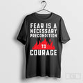 Cory Booker Fear Is A Necessary Precondition To - Adult & Kids T-Shirts, Sweatshirts & Hoodies apparel design preview 1