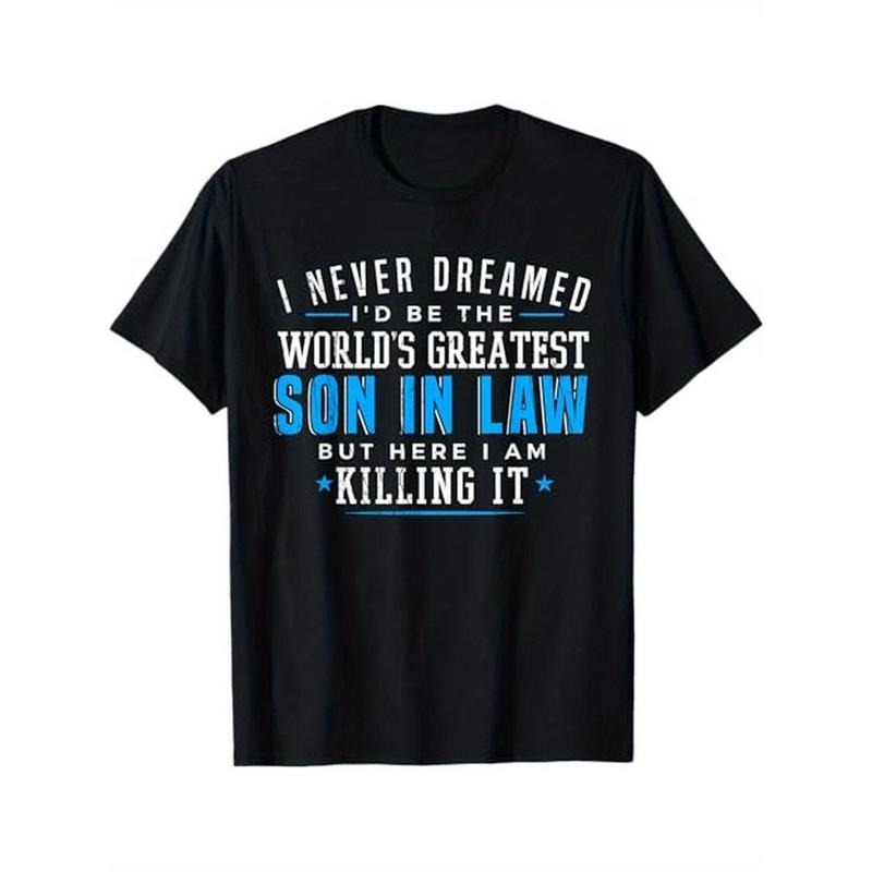 [Cotton 100% Son Law Dad Husband Grandpa S XXXL Black - Adult & Kids T-Shirts, Sweatshirts & Hoodies apparel design preview 1