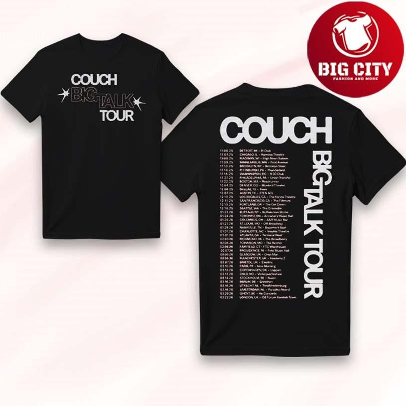 Couch Band Big Talk Tour 2026 Two Sided - Adult & Kids T-Shirts, Sweatshirts & Hoodies apparel design preview 1