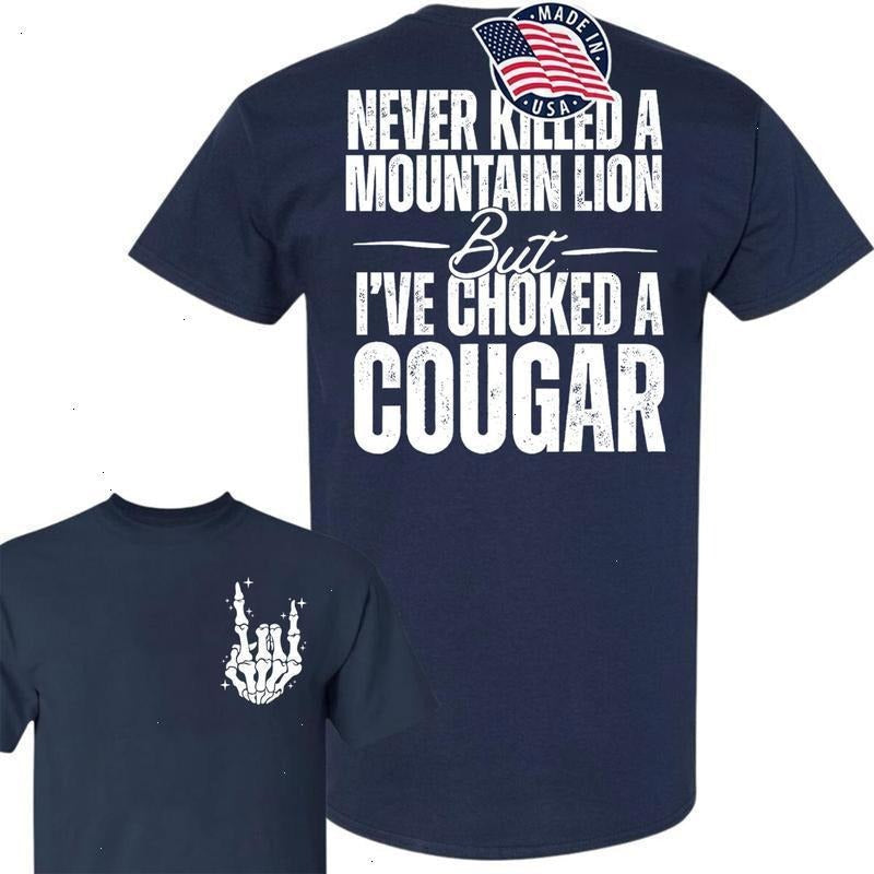 Cougar 2 Sided Gildan Soft Bigthree Black White Top - Adult & Kids T-Shirts, Sweatshirts & Hoodies apparel design preview 1