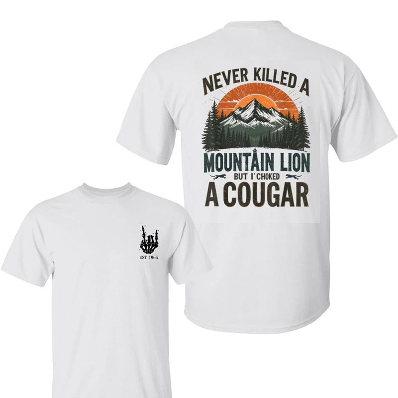 Cougar Mountain 2 Sided Custom Year Gen X Bigthree - Adult & Kids T-Shirts, Sweatshirts & Hoodies apparel design preview 1