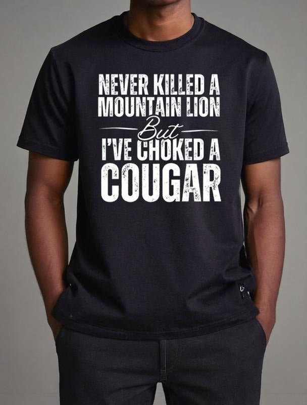 Cougar Gildan Soft Bigthree Black White Top - Adult & Kids T-Shirts, Sweatshirts & Hoodies apparel design preview 1