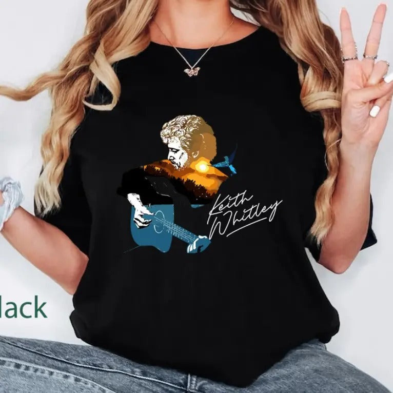 Country Music Keithhh Whitleyyy - Adult & Kids T-Shirts, Sweatshirts & Hoodies apparel design preview 1