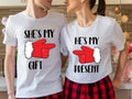 Couples Party She'S My He'S Present Husband Wife - Adult & Kids T-Shirts, Sweatshirts & Hoodies apparel design preview 1
