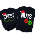Couples Funny Couple Chest Nuts Boyfriend Husband - Adult & Kids T-Shirts, Sweatshirts & Hoodies apparel design preview 1