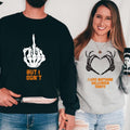 Couples Halloween I Love Matching But Don'T Skeleton - Adult & Kids T-Shirts, Sweatshirts & Hoodies apparel design preview 1