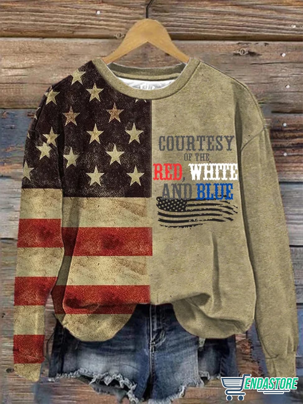 Courtesy Of The Red White And Blue Printed Sweatshirt 3D Sweater - Gift Idea product image