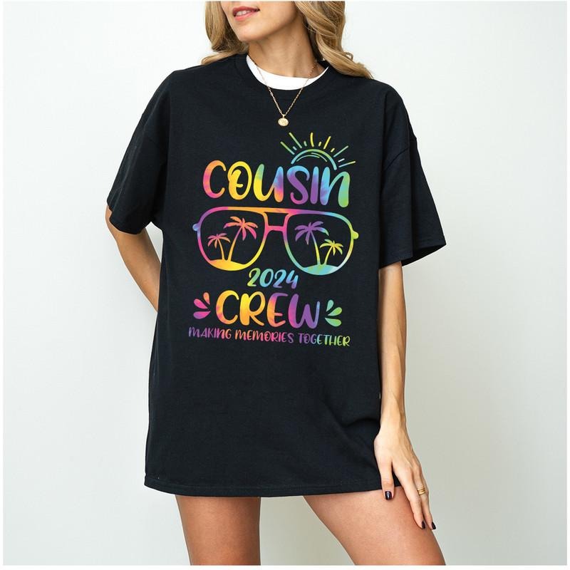 Cousin Crew 2024 Summer Vacation Beach Family - Adult & Kids T-Shirts, Sweatshirts & Hoodies apparel design preview 1