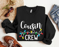 Cousin Crew Lights Family Matching Xmas Party Winter - Adult & Kids T-Shirts, Sweatshirts & Hoodies apparel design preview 1