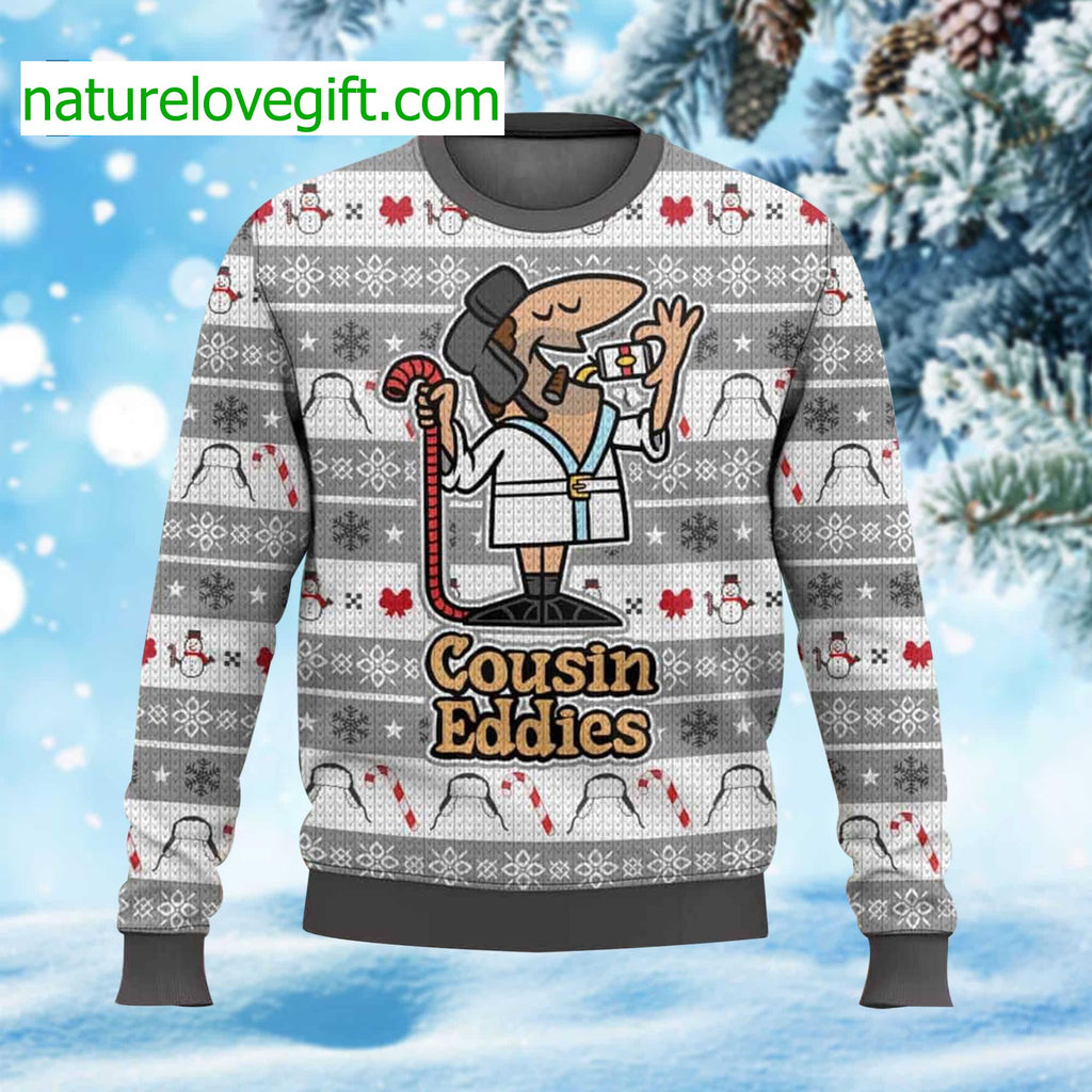 Cousin Eddie’s National Lampoon’s Christmas Vacation Ugly Christmas Sweater - Holiday Gift product image