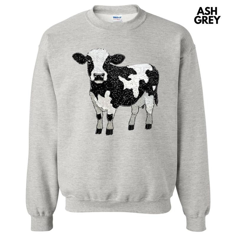 Cow Faux Rhinestone - Adult & Kids T-Shirts, Sweatshirts & Hoodies apparel design preview 1