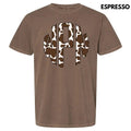 Cow Print Monogram Comfort Colors 'NLB' - Adult & Kids T-Shirts, Sweatshirts & Hoodies apparel design preview 1