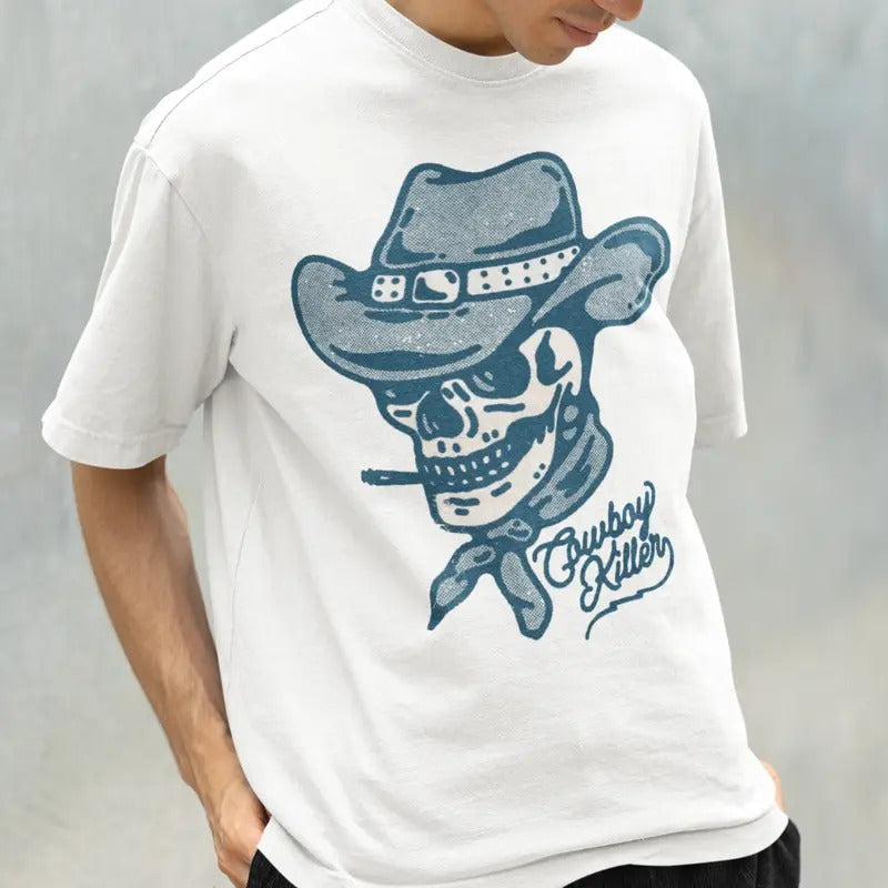 Cowboy Killer Rodeo Western Comfort Colors Country - Adult & Kids T-Shirts, Sweatshirts & Hoodies apparel design preview 1