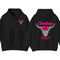 Cowboy Rodeo Western Bull Skull Pink Leopard Print - Adult & Kids T-Shirts, Sweatshirts & Hoodies apparel design preview 1