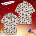Cowboy Santa Christmas Holiday Party Hawaiian - Adult & Kids T-Shirts, Sweatshirts & Hoodies apparel design preview 1