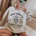 Cowboy TRUMP 2024 MAGA Ultra Vote Free Clothes - Adult & Kids T-Shirts, Sweatshirts & Hoodies apparel design preview 1