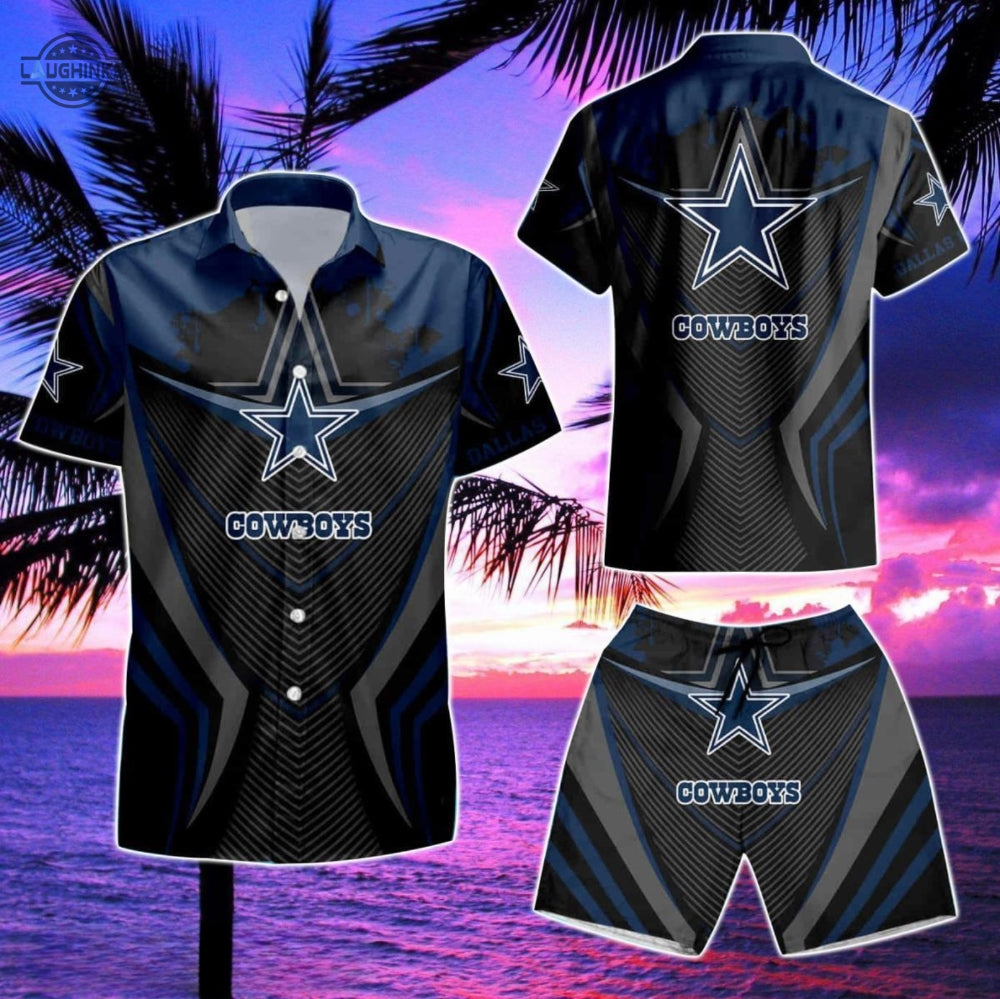 Cowboys Hawaiian Dallas And Shorts Stuff Unique Game - Adult & Kids T-Shirts, Sweatshirts & Hoodies apparel design preview 1