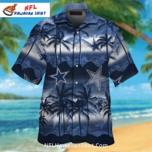 Cowboys Hawaiian Gradient Beach Sunset With Stars - Adult & Kids T-Shirts, Sweatshirts & Hoodies apparel design preview 1