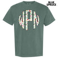 Cowgirl Monogram Comfort Colors 'NLB' - Adult & Kids T-Shirts, Sweatshirts & Hoodies apparel design preview 1