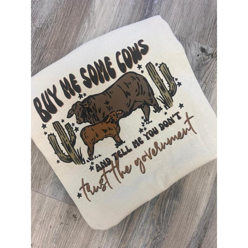 Cows Government Top - Adult & Kids T-Shirts, Sweatshirts & Hoodies apparel design preview 1