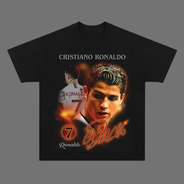 Cr7 Ronaldo Vintage Soccer Sport Menswear Womenswear - Adult & Kids T-Shirts, Sweatshirts & Hoodies apparel design preview 1