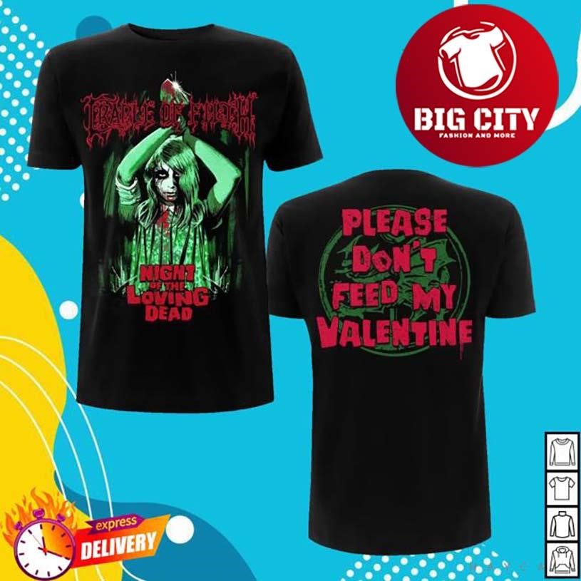 Cradle Of Filth Night The Loving Dead Black Two Sided - Adult & Kids T-Shirts, Sweatshirts & Hoodies apparel design preview 1