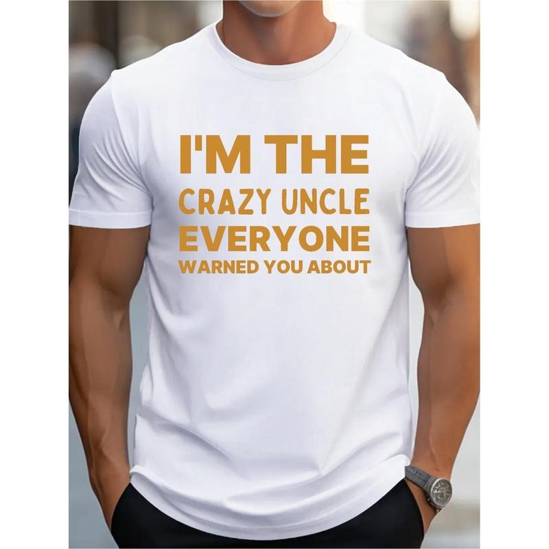 Crazy Uncle Warning G500 Pure Cotton Comfort Fit Made - Adult & Kids T-Shirts, Sweatshirts & Hoodies apparel design preview 1