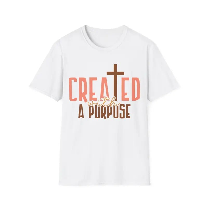 Create Purpose Bible God Jesus Religious Christian - Adult & Kids T-Shirts, Sweatshirts & Hoodies apparel design preview 1