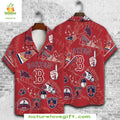 Boston Red Sox Aloha MLB Hawaiian Baseball Apparel - Adult & Kids T-Shirts, Sweatshirts & Hoodies apparel design preview 1