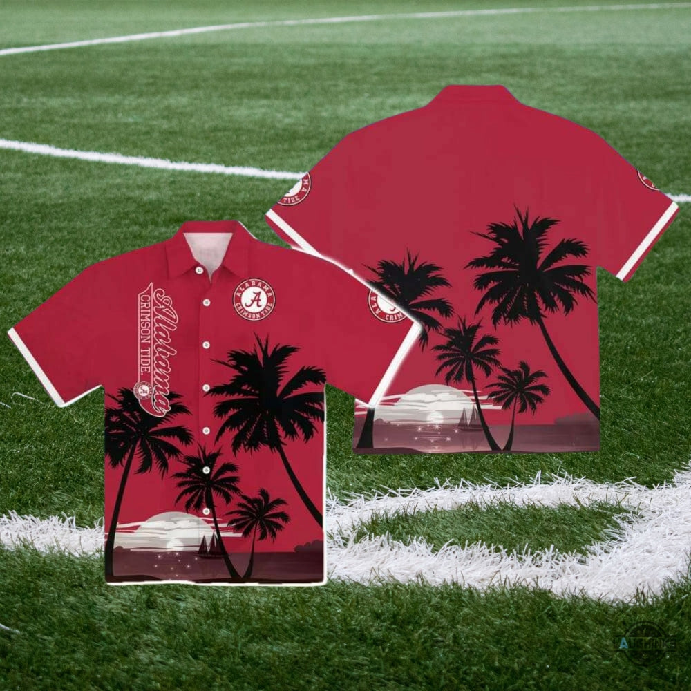 Crimson Tide Alabama Hawaiian And Shorts Football - Adult & Kids T-Shirts, Sweatshirts & Hoodies apparel design preview 1