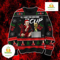 Cristiano Ronaldo Holiday Football Gift Ugly Christmas Sweater - Holiday Gift product image