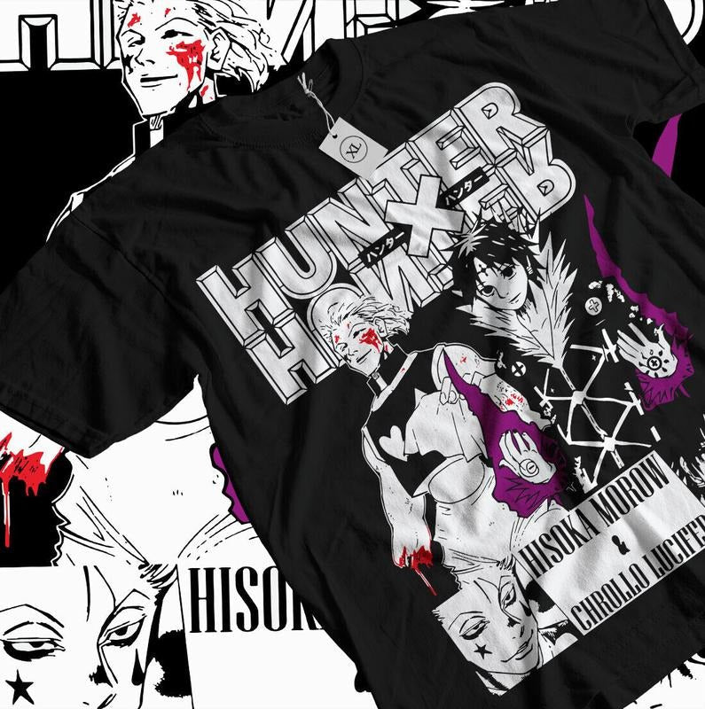 Crollo X Hisoka S 4XL Hunter Manga Strip Anime - Adult & Kids T-Shirts, Sweatshirts & Hoodies apparel design preview 1