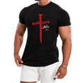 Cross Letter JESUS LIVE Pattern Print Summer Clothes - Adult & Kids T-Shirts, Sweatshirts & Hoodies apparel design preview 1