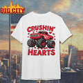 Crushin' Hearts Boy Valentine's Day - Adult & Kids T-Shirts, Sweatshirts & Hoodies apparel design preview 1