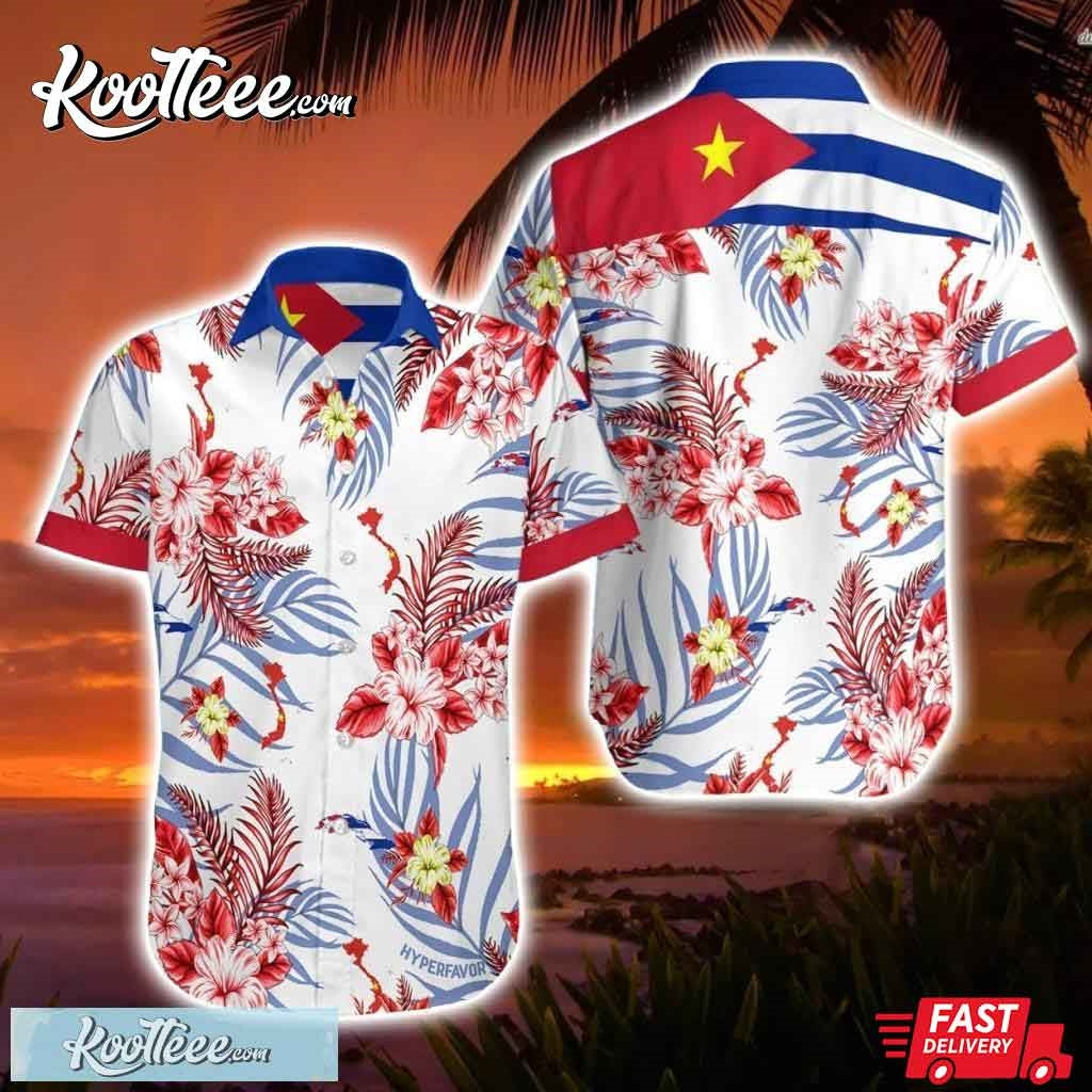 Cuba Vietnam Tambien Hawaiian - Adult & Kids T-Shirts, Sweatshirts & Hoodies apparel design preview 1