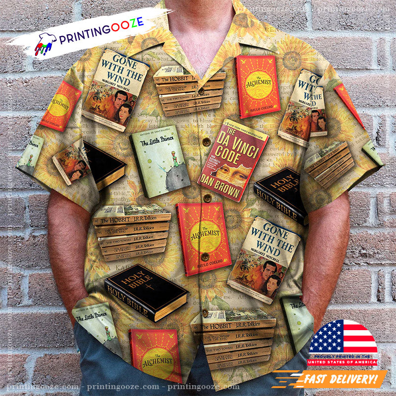 Custom Book Photo Hawaiian - Adult & Kids T-Shirts, Sweatshirts & Hoodies apparel design preview 1