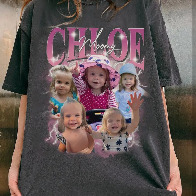 Custom Bootleg Rap Personalized Photo Vintage 90s Top - Adult & Kids T-Shirts, Sweatshirts & Hoodies apparel design preview 1