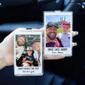 Custom Car Visor Clip Drive Safe Photo Dad New - Adult & Kids T-Shirts, Sweatshirts & Hoodies apparel design preview 1