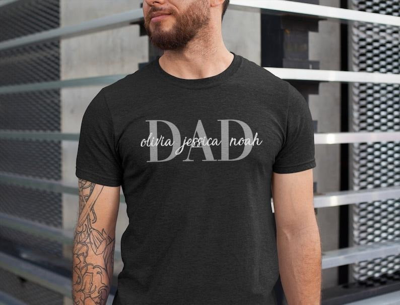 Custom Dad Names Personalized New 02 - Adult & Kids T-Shirts, Sweatshirts & Hoodies apparel design preview 1