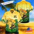 Custom Excavator in Desert Caterpillar Hawaiian - Adult & Kids T-Shirts, Sweatshirts & Hoodies apparel design preview 1
