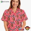 Custom Face I Love My Boyfriend Hawaiian - Adult & Kids T-Shirts, Sweatshirts & Hoodies apparel design preview 1