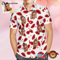 Custom Face Red Lips Hawaiian - Adult & Kids T-Shirts, Sweatshirts & Hoodies apparel design preview 1